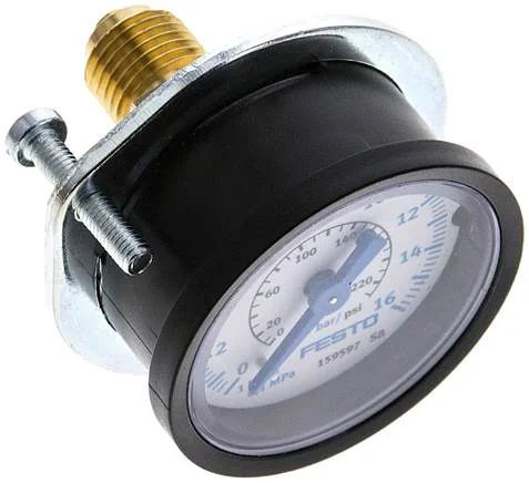 Festo - FMA-40-16-1/4-EN-159597 - Flansch-Druckmanometer