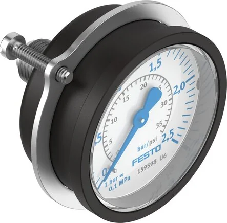 Festo - FMA-50-2,5-1/4-EN-159598 - Flansch-Druckmanometer