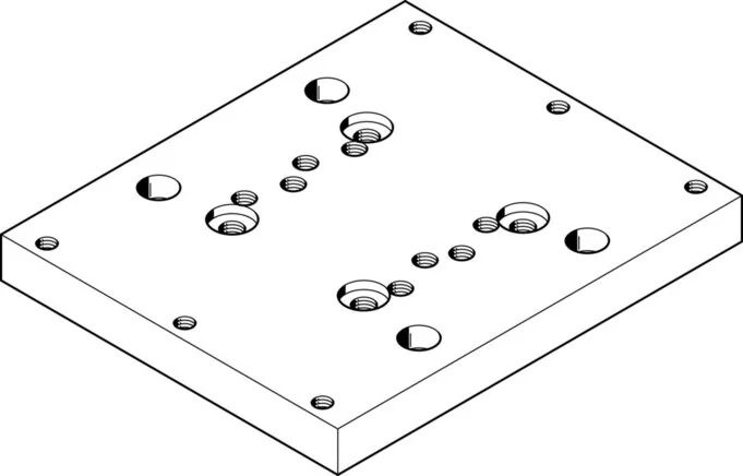 Festo - HAPB-32/40-192692 - Adapterplatten-Set