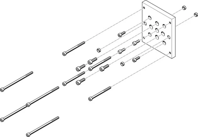Festo - HAPB-40-558308 - Adaptersatz