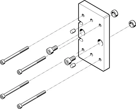Festo - HAPG-85-537183 - Adaptersatz