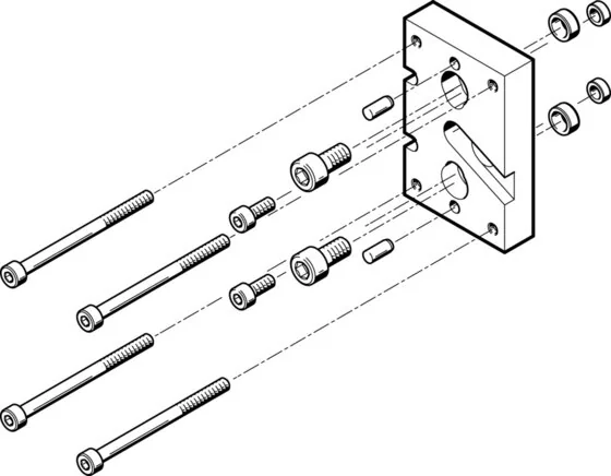 Festo - HAPG-SD2-23-537173 - Adaptersatz