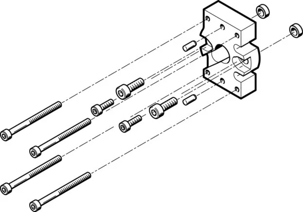 Festo - HAPG-SD2-24-537177 - Adaptersatz