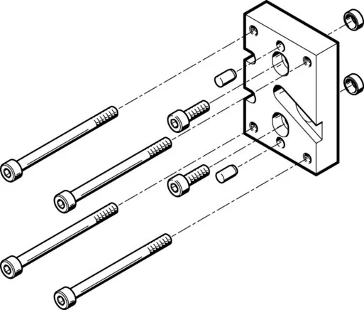 Festo - HAPG-SD2-25-537181 - Adaptersatz