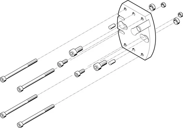 Festo - HAPG-SD2-27-537186 - Adaptersatz