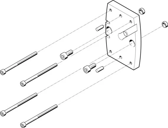Festo - HAPG-SD2-28-537188 - Adaptersatz