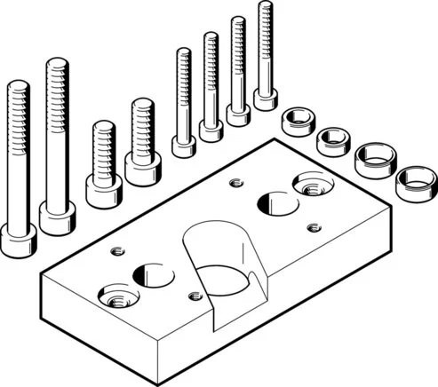 Festo - HAPG-SD2-30-537312 - Adaptersatz