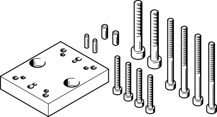 Festo - HAPG-SD2-47-544641 - Adaptersatz