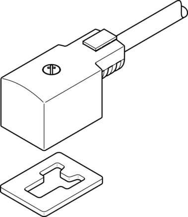 Festo - KMV-1-24DC-2,5-LED-30939 - Steckdosenkabel