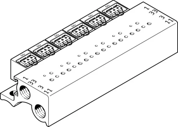 Festo - MHP1-PR6-3-PI-197214 - Anschluss Block