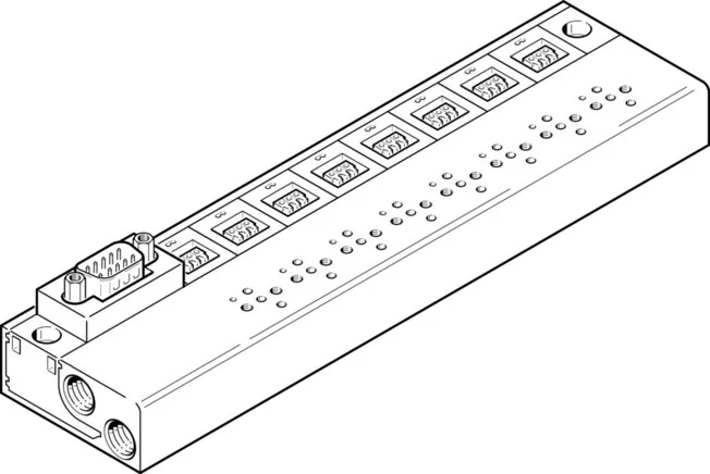 Festo - MHP1-PR8-3-PI-D9-197235 - Anschluss Block