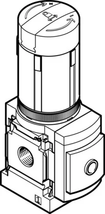 Festo - MS4N-LRB-1/4-D5-A8-AS-531792 - Druckregelungsventil