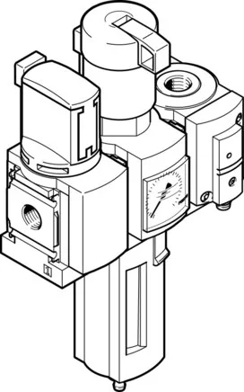 Festo - MSB6-1/2:C3:J120:F12-WP-8042671 - Wartungseinheit Kombination