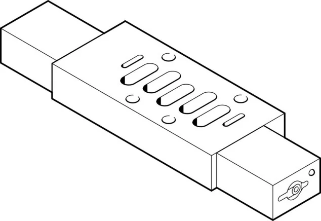 Festo - MUHX2-ZP-D-3-24G-34935 - Zwischenplatte