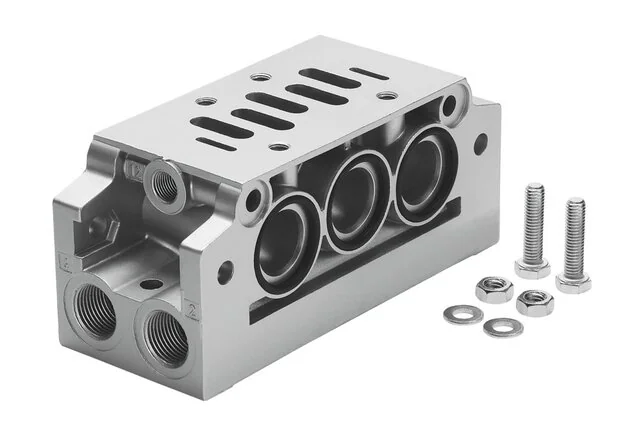 Festo - NAVW-1/2-NPT-3-152794 - Winkelverteilerblockplatte
