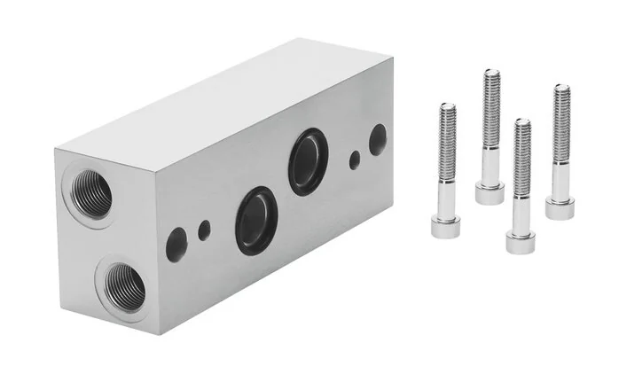 Festo - NAW-1/4-1E-ISO-11304 - Winkelanschlussplatte