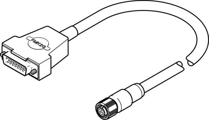 Festo - NEBM-M12G12-RS-15-N-S1G15-571915 - Encoderkabel