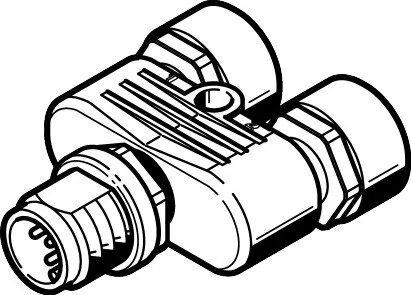 Festo - NEDU-L2R1-V10-M12G5-M12G5-2839867 - T-Steckverschraubung