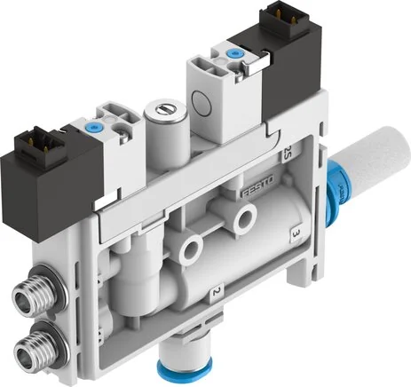 Festo - OVEL-10-H-15-P-VQ6-UC-C-A-H3-8141097 - Vakuum Saugdüse