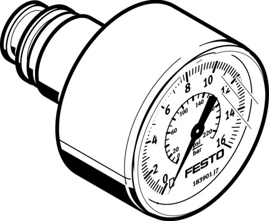 Festo - PAGN-26-16-P10-543487 - Druckmanometer