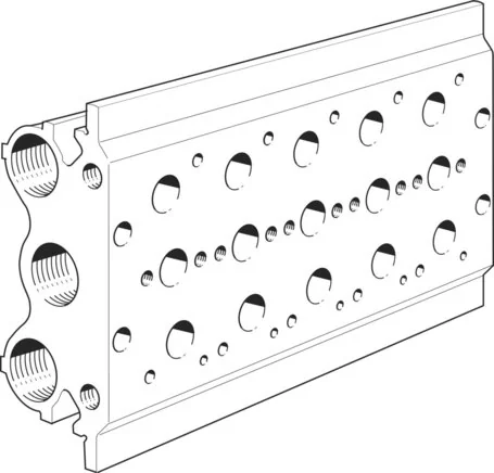 Festo - PRS-1/4-5-B-15864 - Anschluss Block