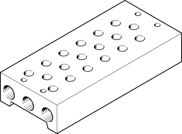 Festo - PRS-1/8-6-B-11902 - Anschluss Block