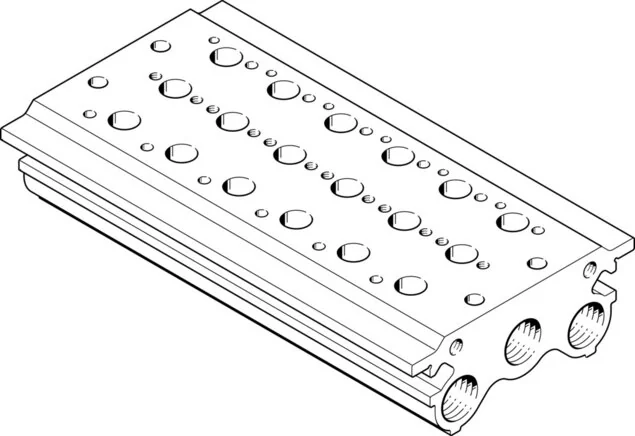 Festo - PRS-1/8-6-BB-30546 - Anschluss Block