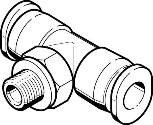 Festo - QBMT-10-32-UNF-5/32-U-572289 - T-Verschraubung