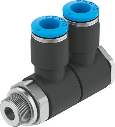 Festo - QSLV2-G1/8-6-186224 - Mehrfachverteiler
