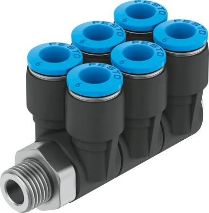 Festo - QSLV6-1/8-8-153244 - Mehrfachverteiler