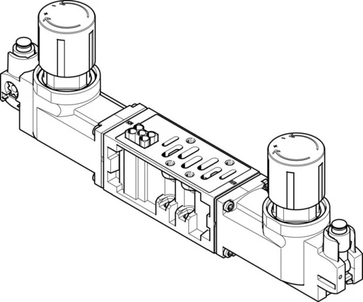 Festo - VABF-S2-2-R4C2-C-10-555778 - Reglerplatte
