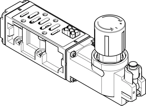 Festo - VABF-S2-2-R7C2-C-6-555783 - Reglerplatte