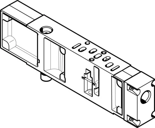 Festo - VABF-S4-2-P1A14-G18-8000693 - Vertikale Versorgungsplatte