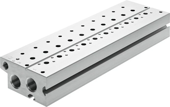 Festo - VABM-B10-20E-N38-7-P3-576458 - Anschluss Block