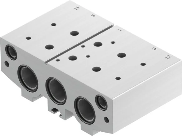 Festo - VABM-B10-25EEE-G12-2-8026315 - Anschluss Block