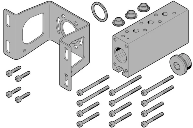 Festo - VABM-B10-30-G34-3-P53-E-8026357 - P-Anschlussstreifen