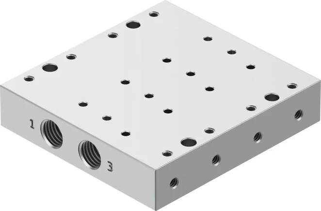 Festo - VABM-P7-18MB-G18-M5-4-8076387 - Anschlussstreifen