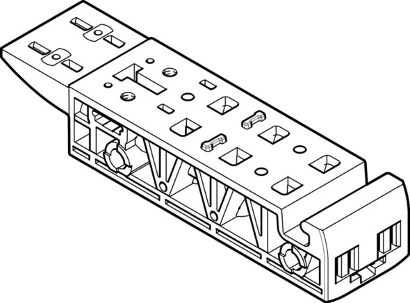 Festo - VABS-C8-12XB-QX-D-1236029 - Anschlussplatte