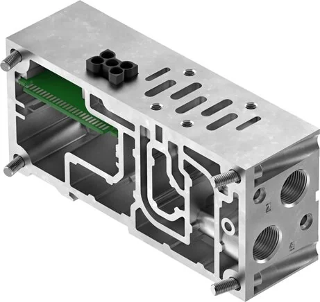 Festo - VABV-S2-1HS-G38-CB-T1-8068156 - Verteilerblock-Platte
