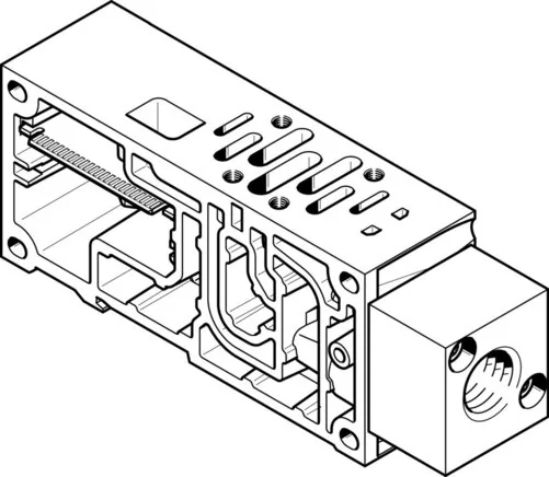 Festo - VABV-S6-1Q-N12-556988 - Verteilerblock-Platte