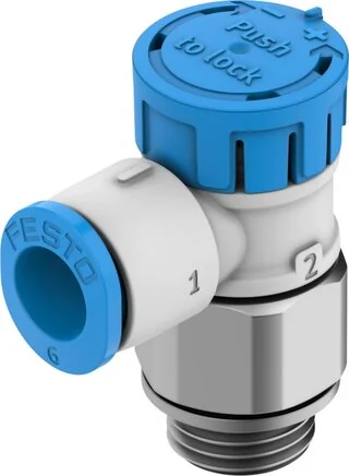 Festo - VFOE-LE-T-G18-Q6-F1A-8223995 - Drossel-Rückschlagventil
