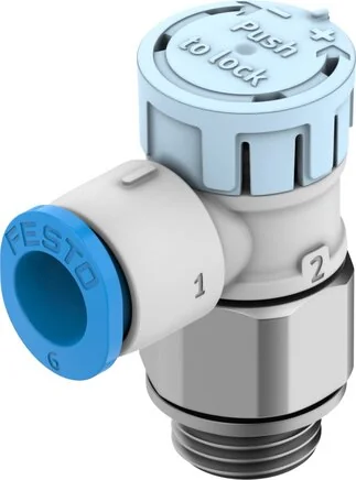 Festo - VFOE-LS-T-G18-Q6-F1A-8224004 - Drossel-Rückschlagventil