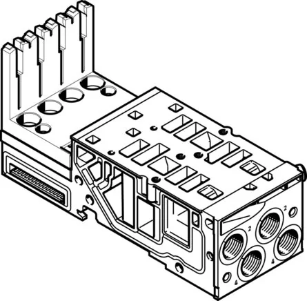 Festo - VMPA2-AP-2-1-EMM-2-546807 - Anschlussplatte