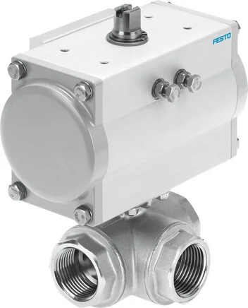 Festo - VZBM-A-3/8"-RP-25-F-3T-B2-PA10-8070259 - Kugelventil Antriebseinheit