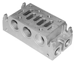 Norgren - CQM/22152/3/27 - Verteilerblockplatte ISO1 Uni