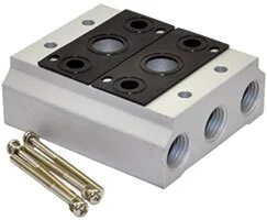 Norgren - V51B502 - Verteilerblock Basisplatte 5/2