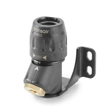 Parker - 6639 25 21 - 1 Anschluss 45° Wandhalterung G1/2 D25