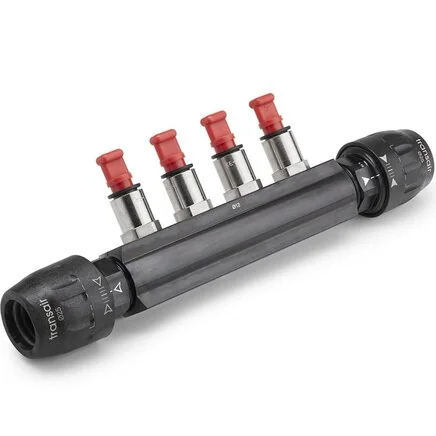 Parker - 6651 40 12 04 - 1-1/2 Zoll (40 mm) 4-Anschluss-Verteilerblock