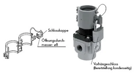 SMC - AR25P-580AS - Drehknopfabdeckung