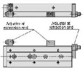 SMC - MXQ-CT25L-X11 - Hubbegrenzung